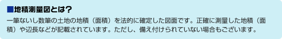 地積測量図とは？